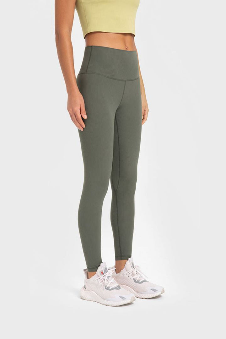 Highly Stretchy Wide Waistband Yoga Leggings