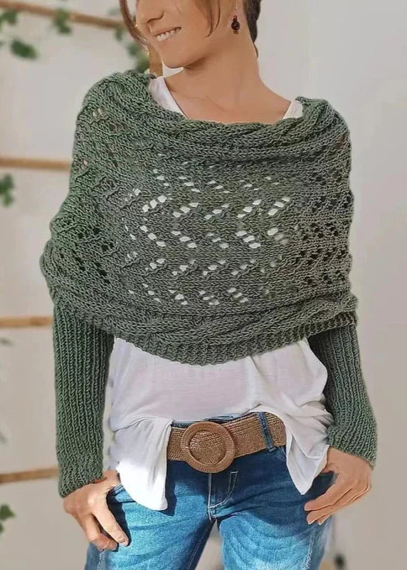 Alyssa - Boho Knitted Wrap