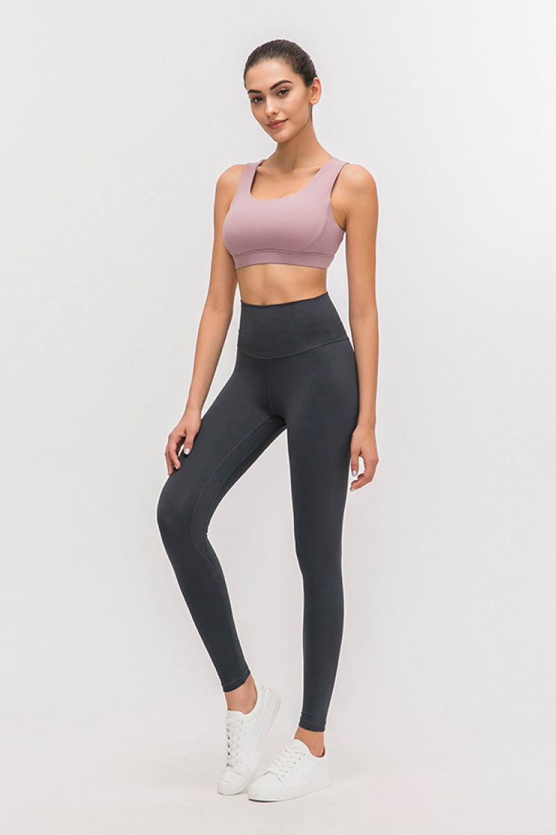 Pocketed High Waist Active Leggings