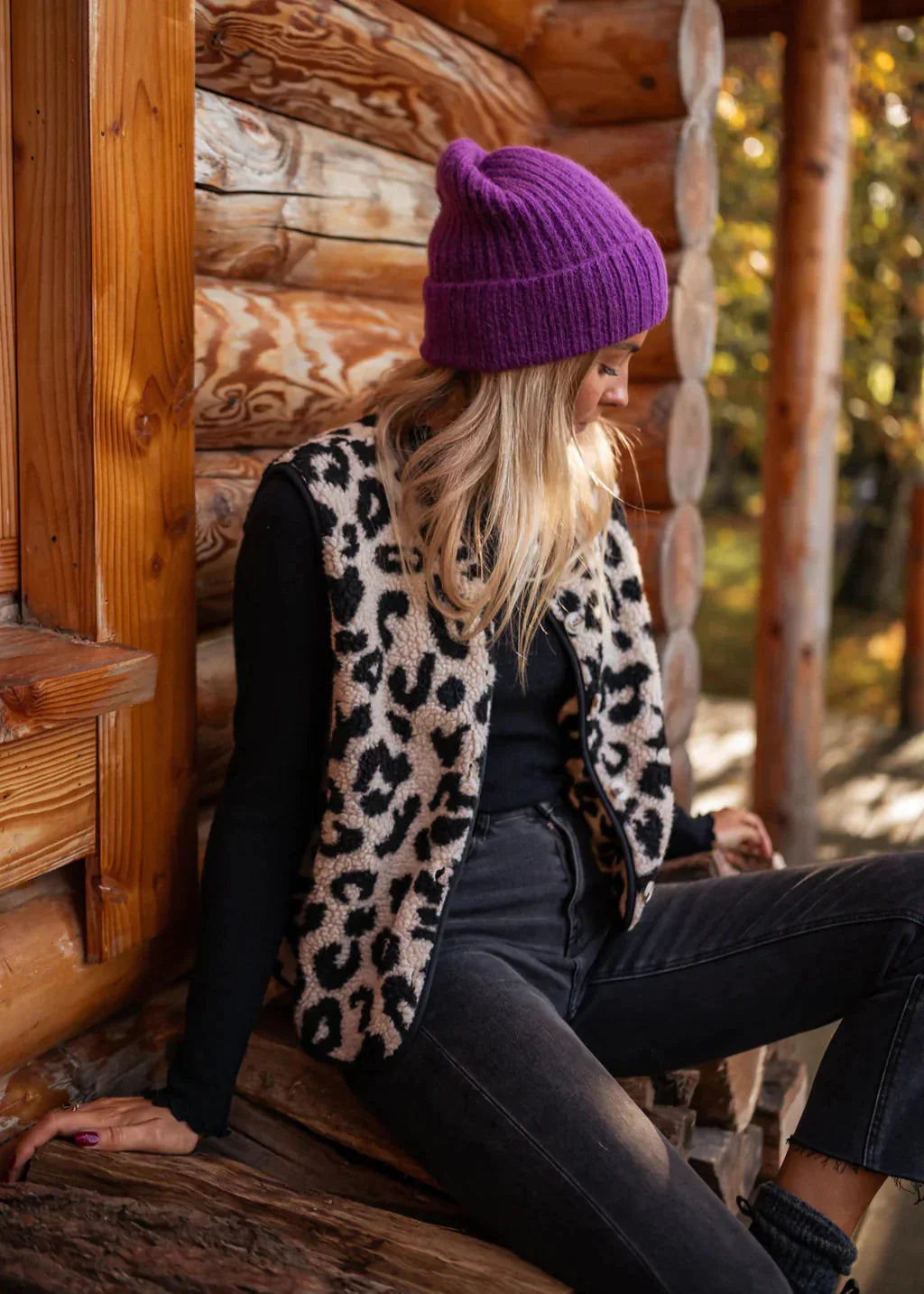 Marley - Stylish leopard-print gilet