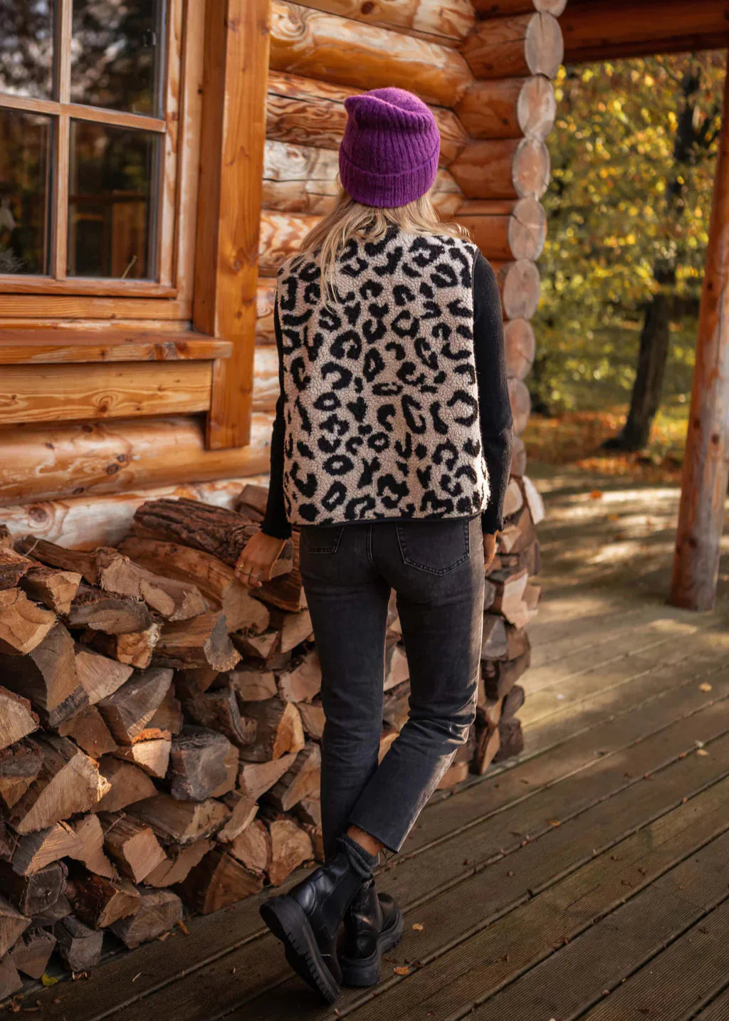 Marley - Stylish leopard-print gilet