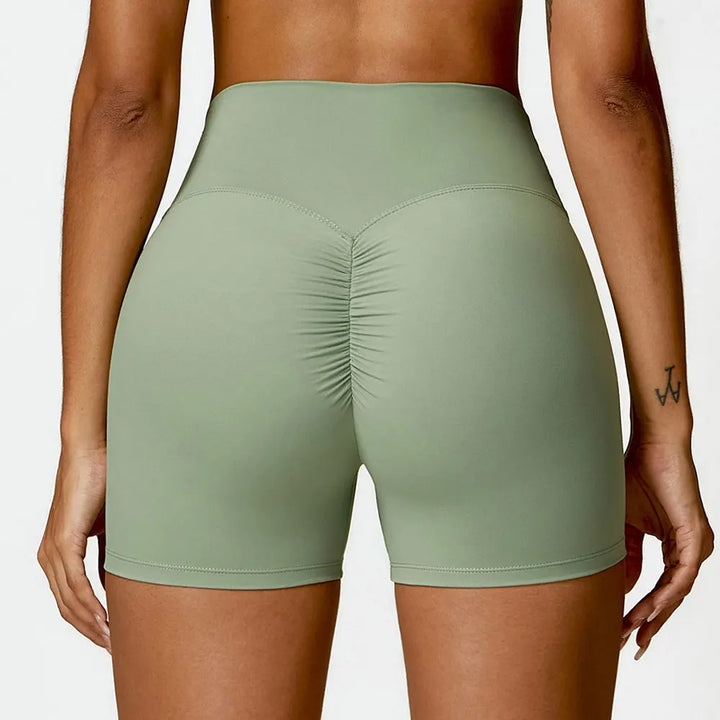 Tights High Waist Workout Push Up Scrunch Butt Shorts