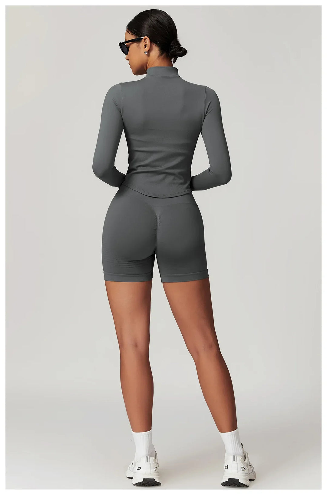 Women Yoga High Waist Workout Shorts with Lift Butt