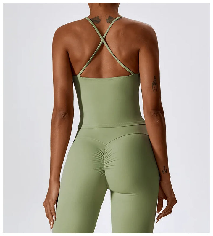 Push Up Yoga Tank Top