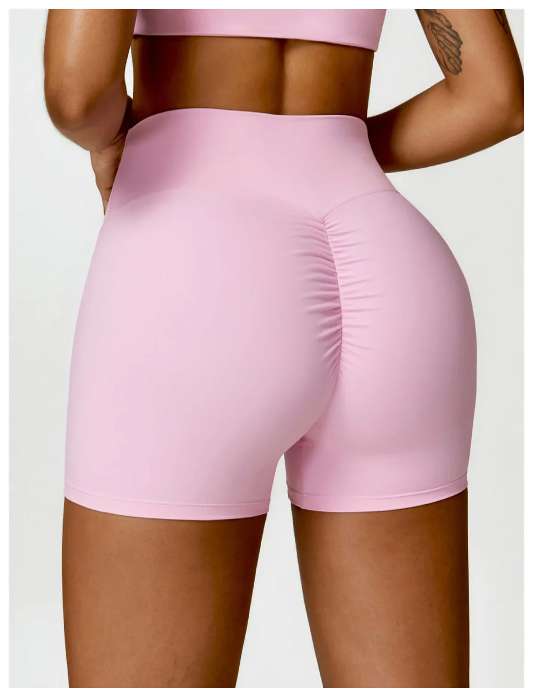 Tights High Wais Push Up Scrunch Butt Yoga Shorts