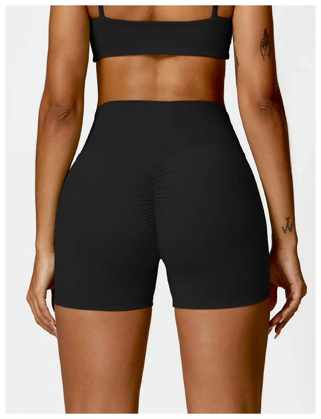 Tights High Wais Push Up Scrunch Butt Yoga Shorts