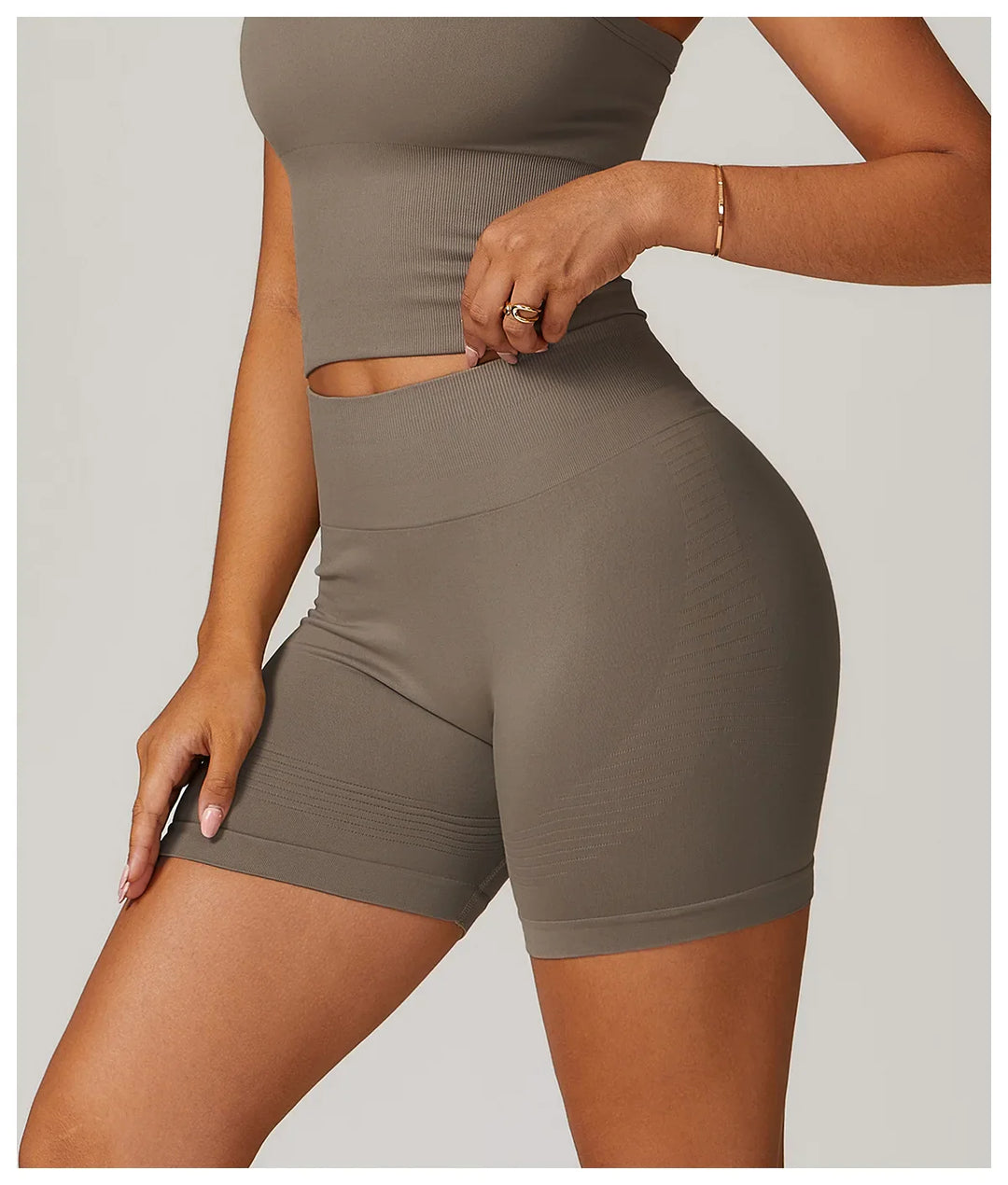 Women Yoga High Waist Workout Shorts with Lift Butt