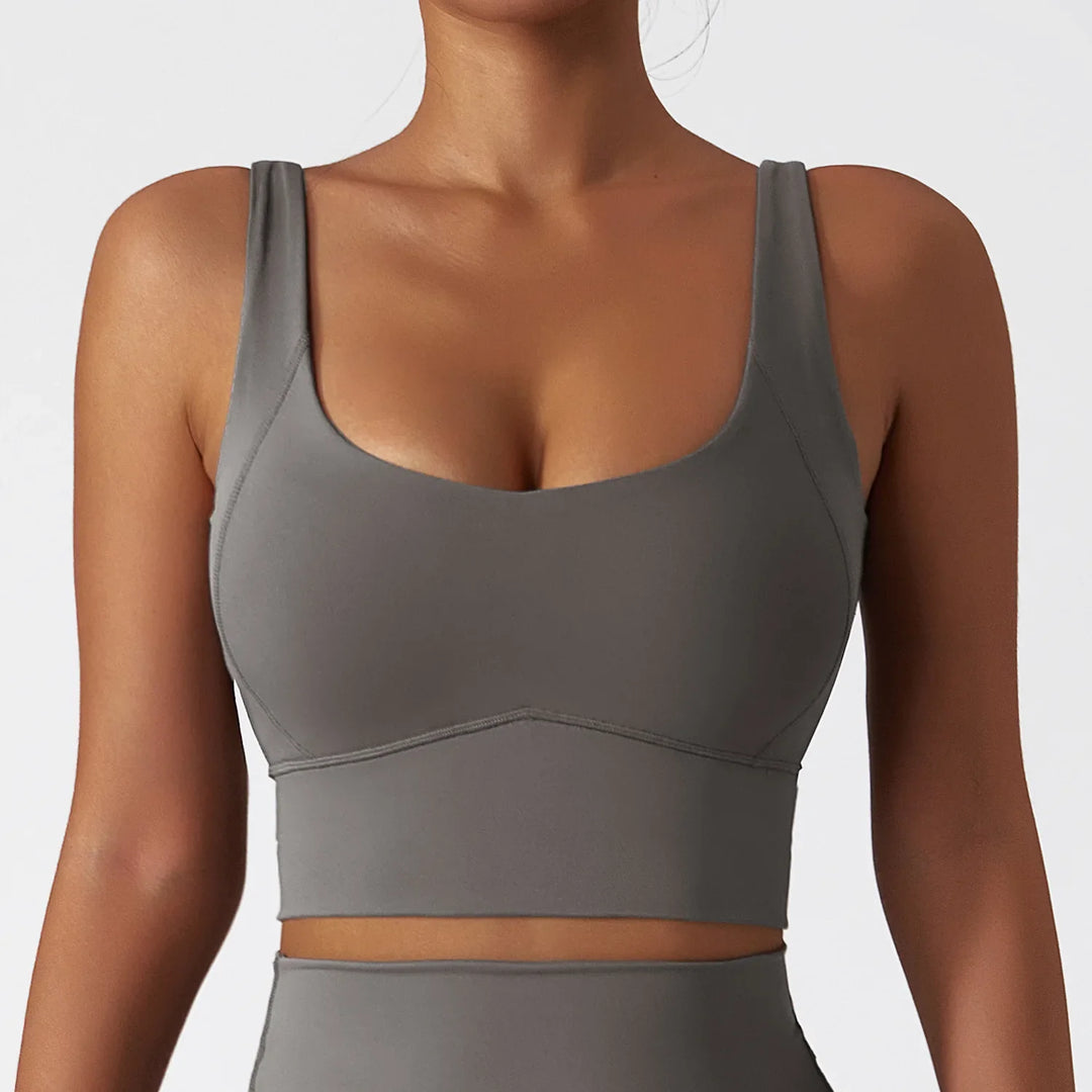 Push Up Yoga Shockproof Sports Bra