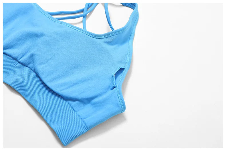 High Support Impact Ruched Top Push Up Sport Bra