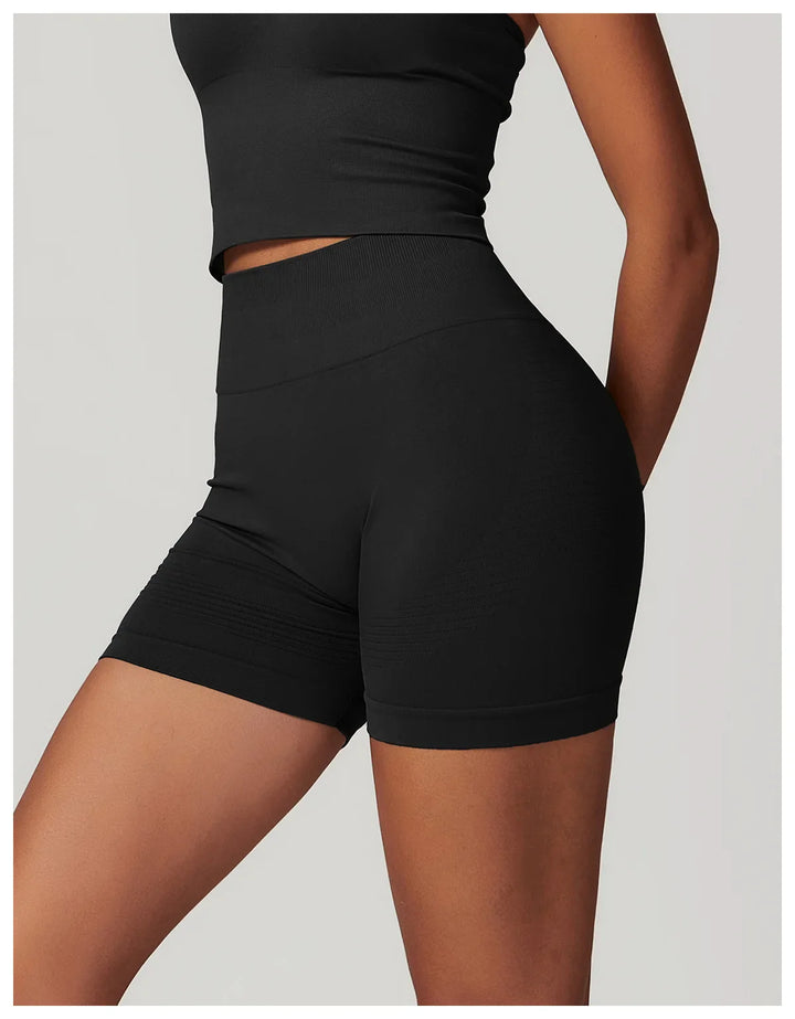 Women Yoga High Waist Workout Shorts with Lift Butt