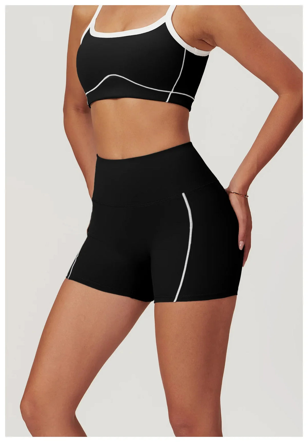 Fitness Shorts with High Waist Butt Lift