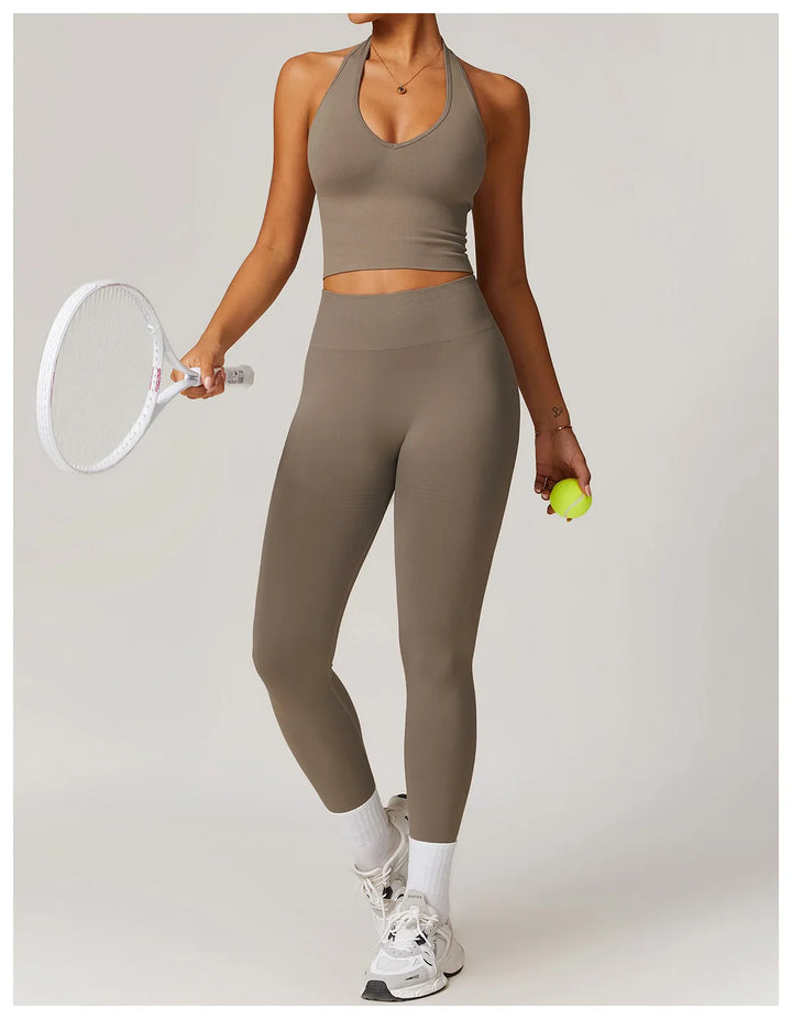 Ribbed Seamless Workout Yoga Set