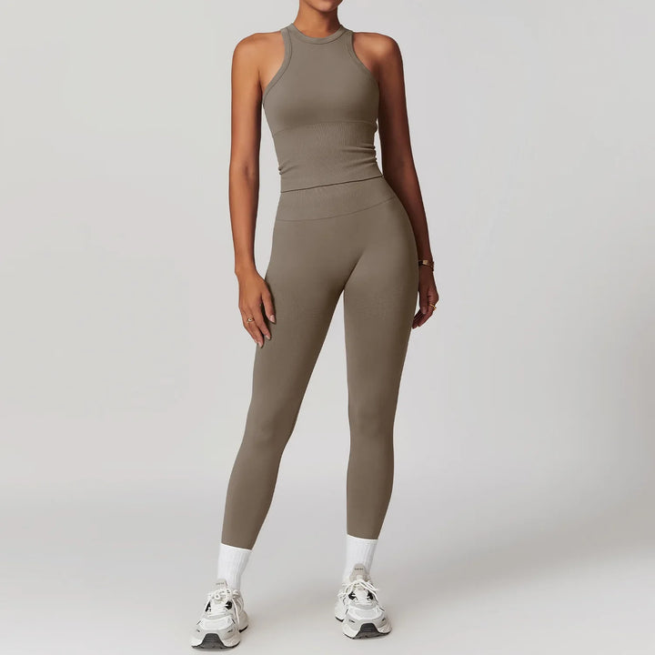 Ribbed Seamless Workout Yoga Set