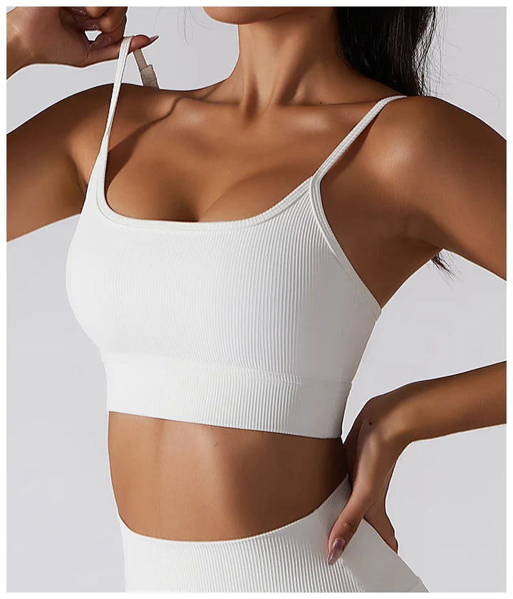 Sexy Tight Elastic Sports Bra