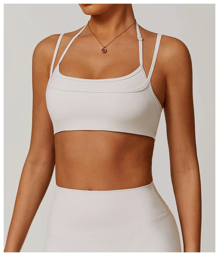 Halter High Support Impact Top Sports Bra