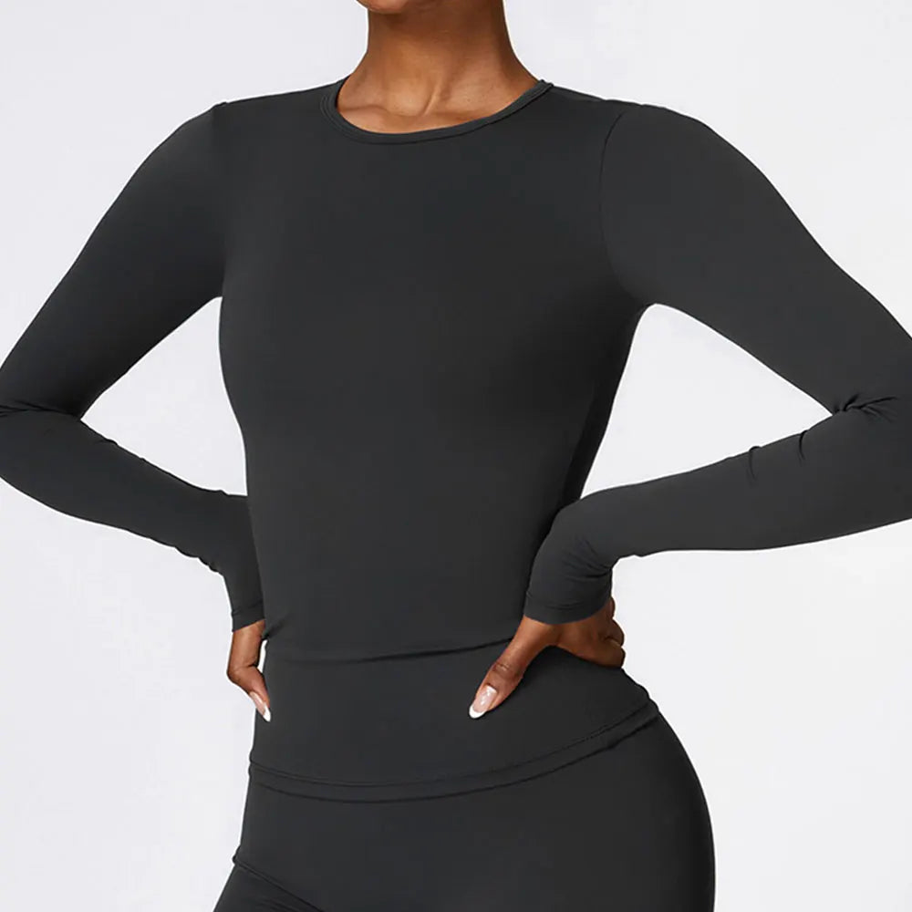 Seamless Yoga Long Sleeves T-Shirts