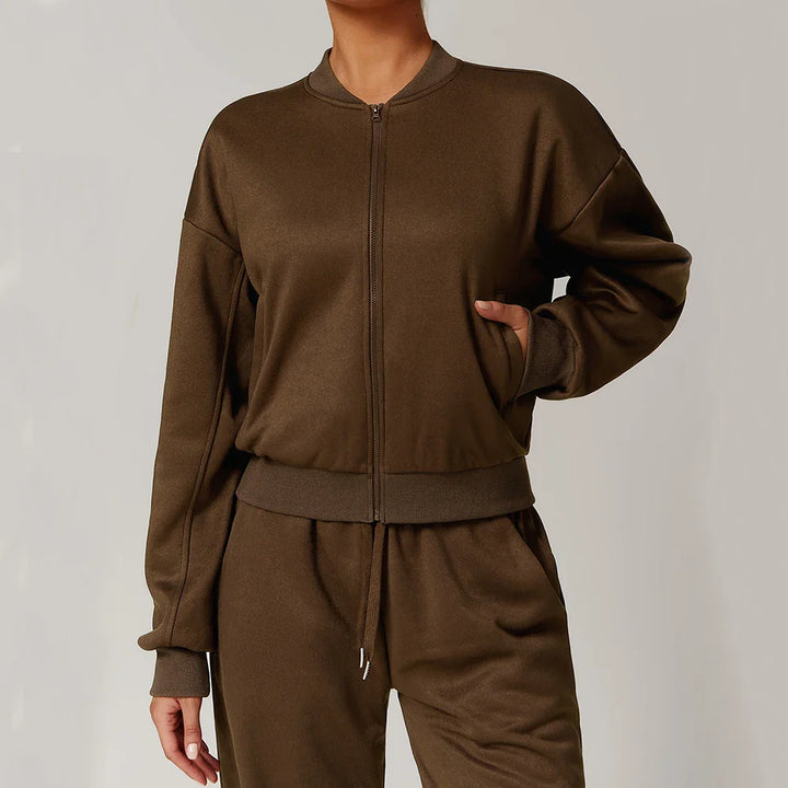 Loose Tracksuit Zipper Long Sleeve Jackets