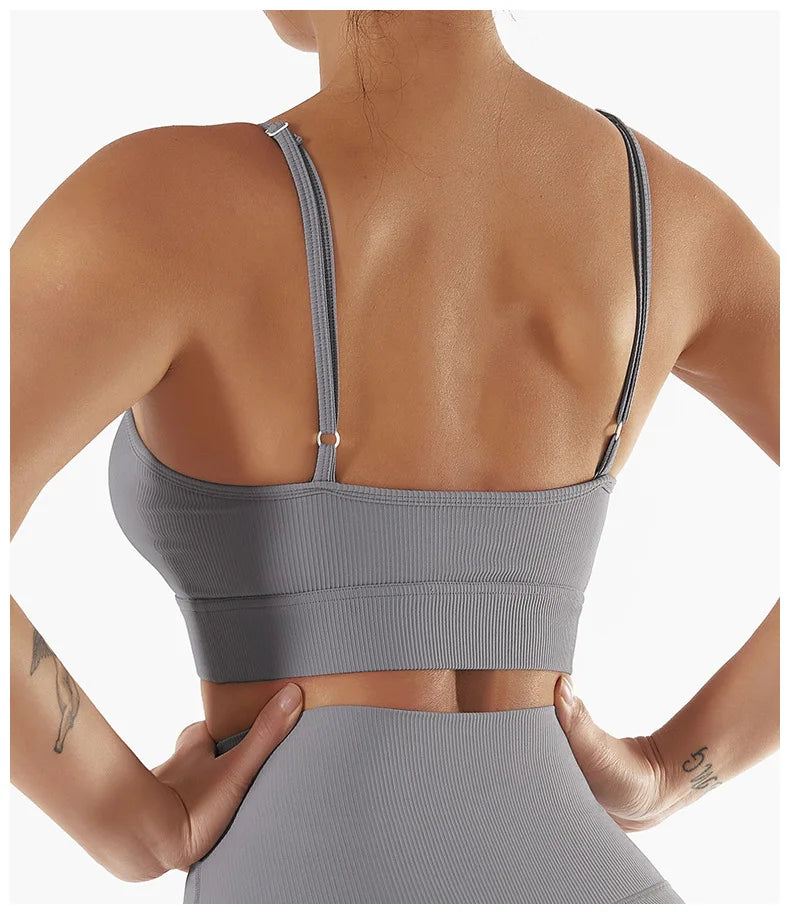 Sexy Tight Elastic Sports Bra