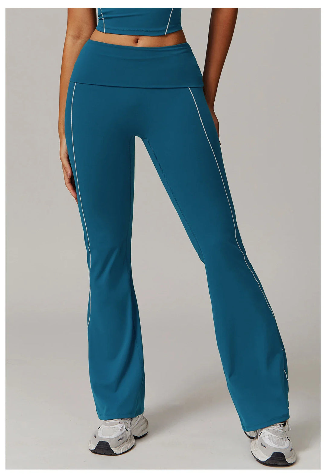 Breathable  High Waist Bell-bottoms  Leggings