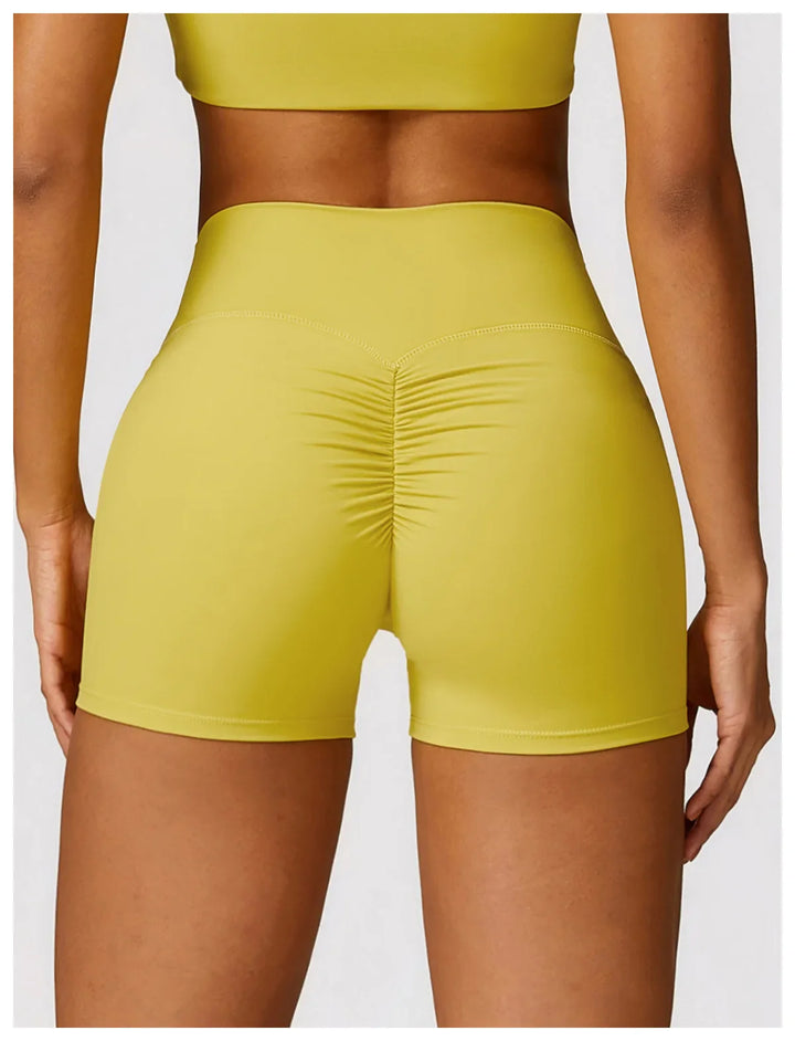 Tights High Wais Push Up Scrunch Butt Yoga Shorts