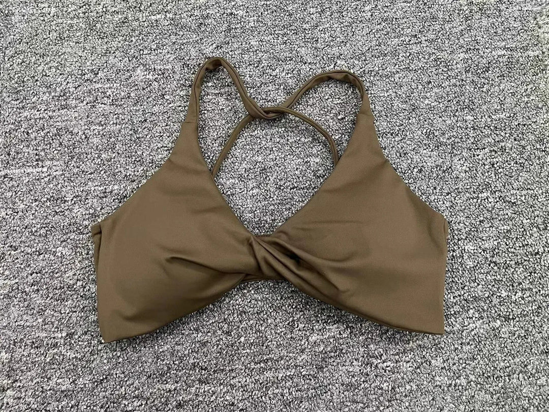 Sexy Halter Push Up Sports Bra