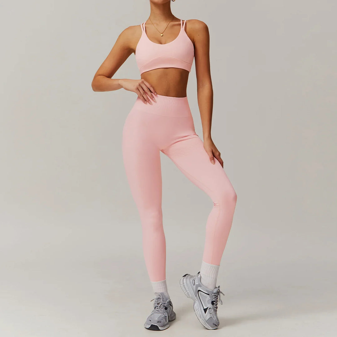 Seamless Set Fitness Workout Sportswear