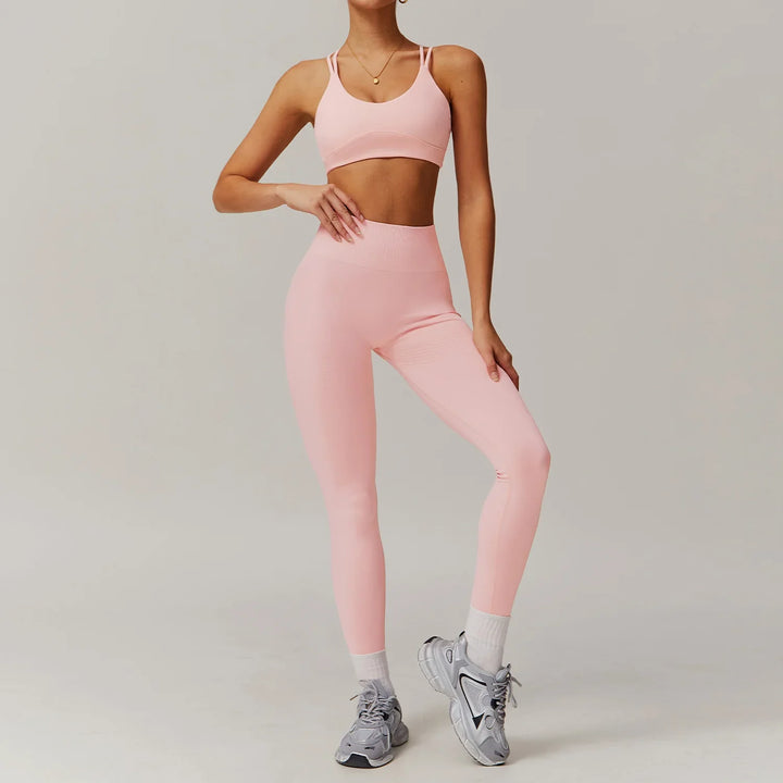 Seamless Set Fitness Workout Sportswear