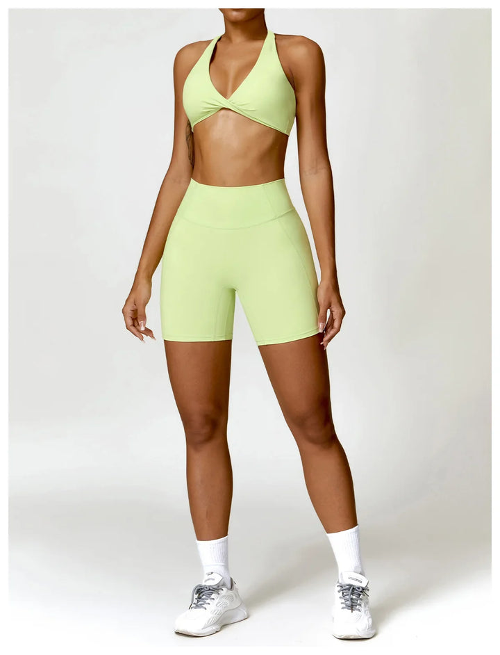 Women High Waist Push Up  Shorts