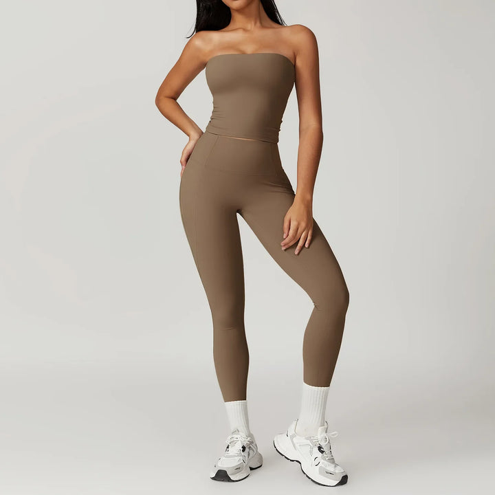 Naked Feel High Waist Fitness Sets