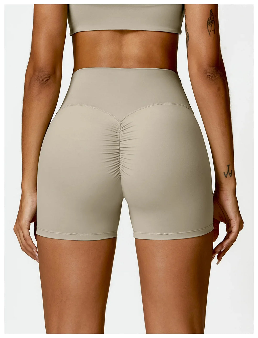 Tights High Waist Workout Push Up Scrunch Butt Shorts