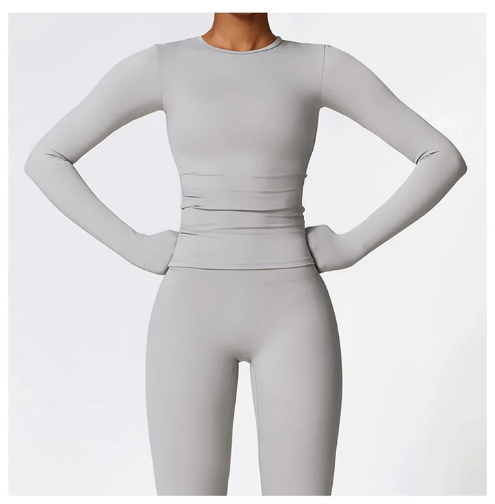 Seamless Yoga Long Sleeves T-Shirts