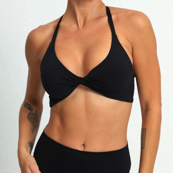 Sexy Halter Push Up Sports Bra