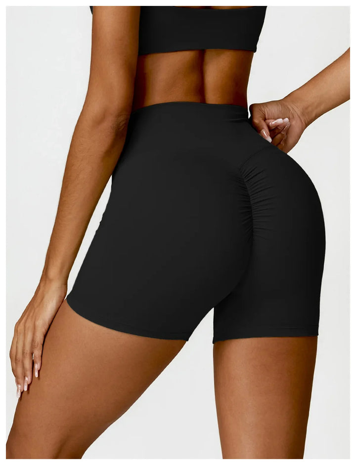 Tights High Wais Push Up Scrunch Butt Yoga Shorts