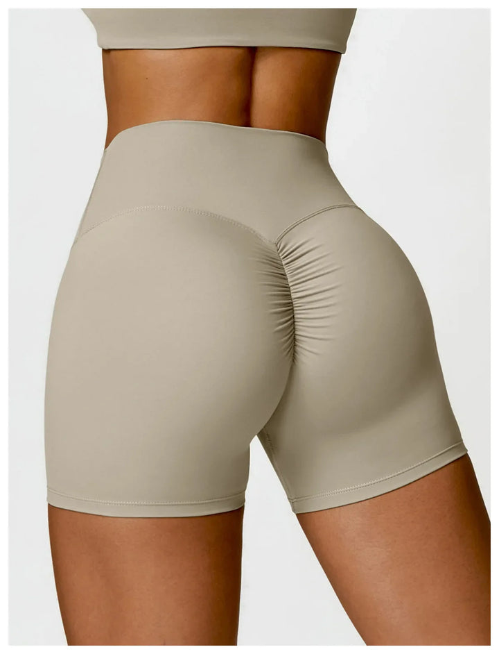 Tights High Wais Push Up Scrunch Butt Yoga Shorts