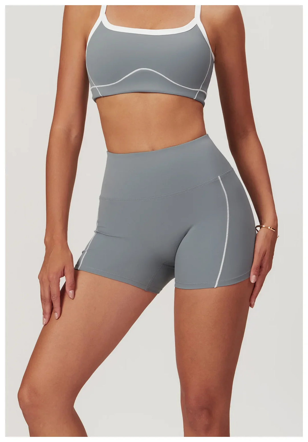 Fitness Shorts with High Waist Butt Lift