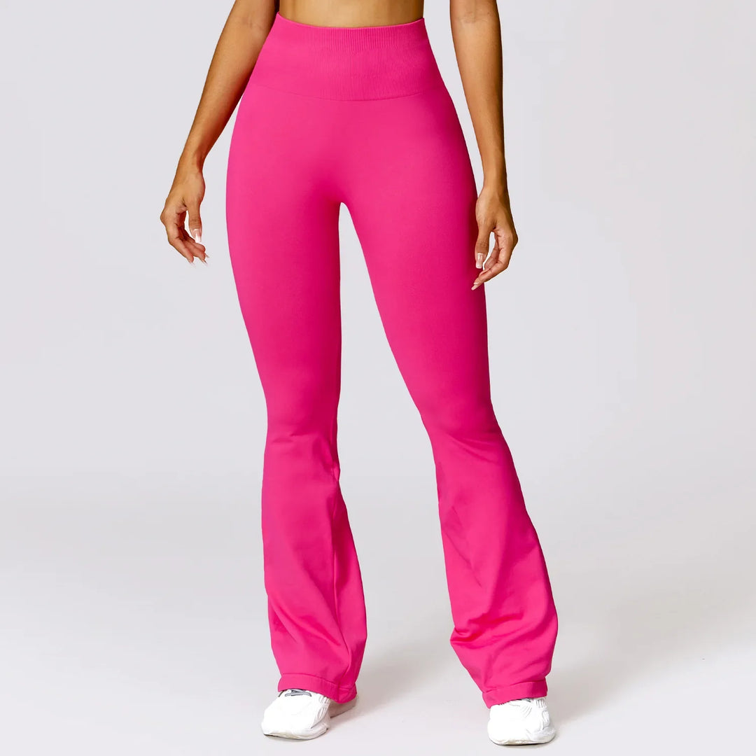 Seamless Flare High Waist Wide Leggings