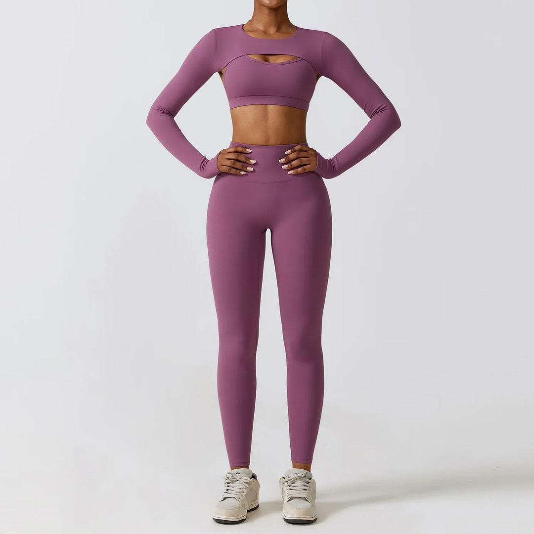 Women's 2 or 3 Pieces Yoga Set Sportswear Women