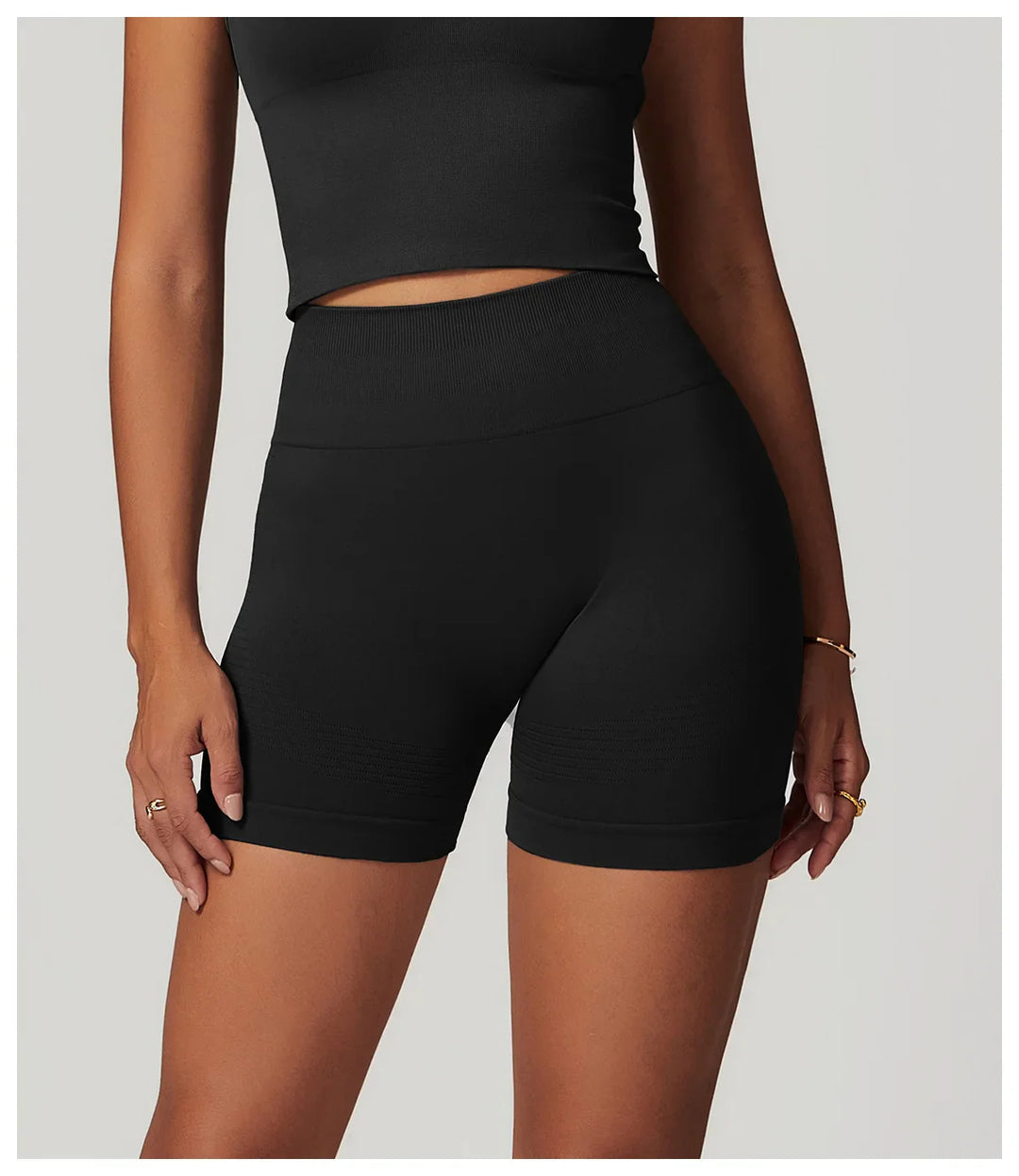 Women Yoga High Waist Workout Shorts with Lift Butt