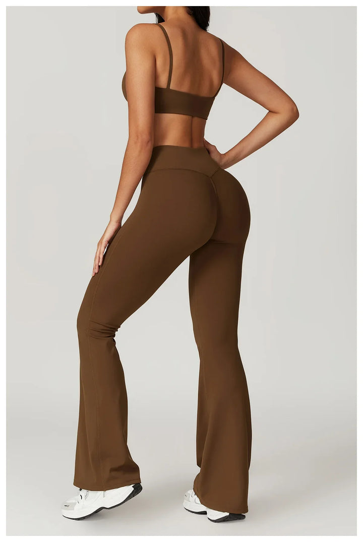 High Waist Flared Leggings Pants