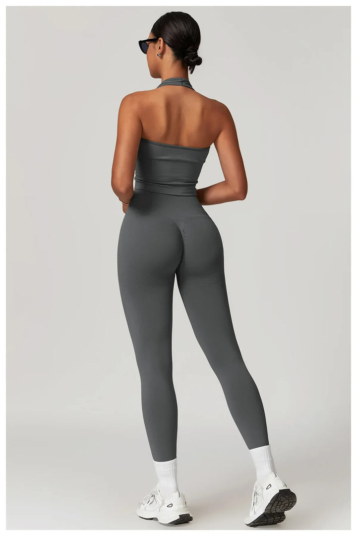 Ribbed Seamless Workout Yoga Set