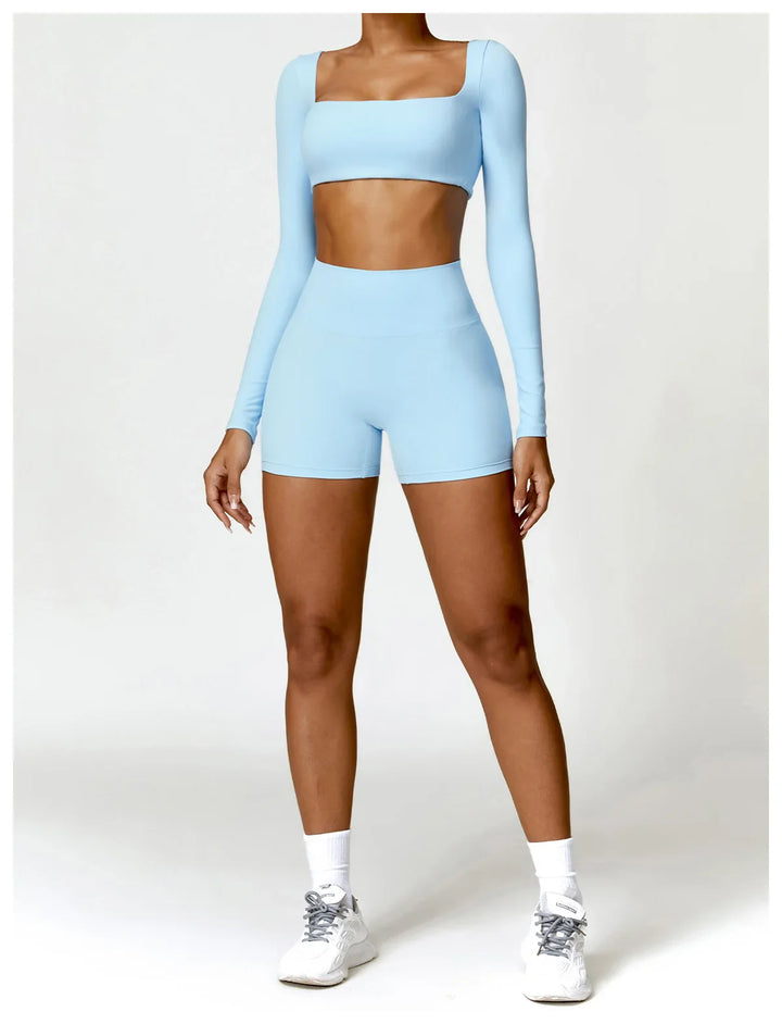 Tights High Waist Workout Push Up Scrunch Butt Shorts