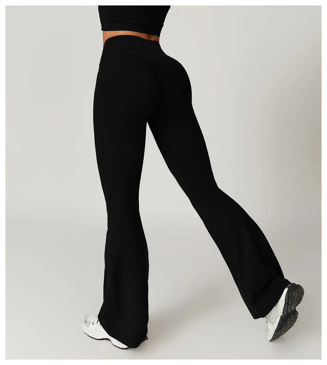 High Waist Flared Leggings Pants