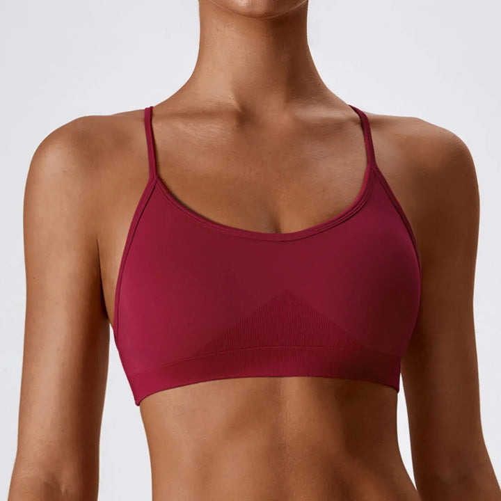 Breathable Shockproof Crop Top Sport Bra