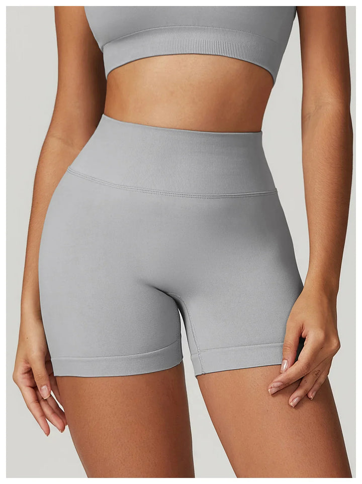 Seamless Scrunch Butt High Waist Tights Yoga Shorts