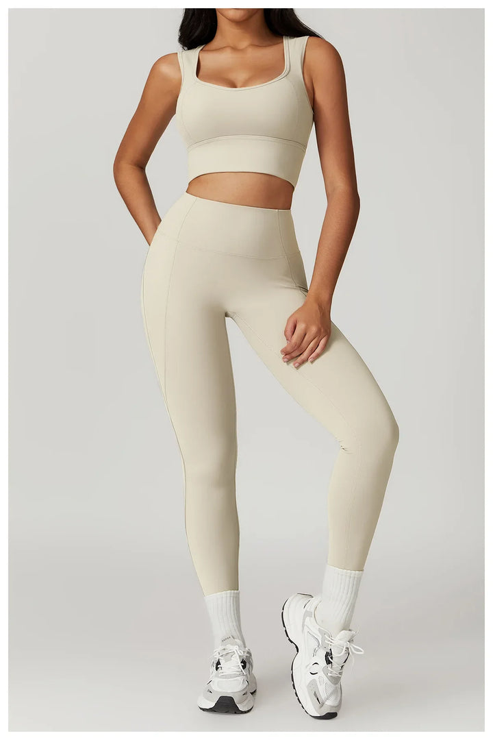 Naked Feel High Waist Fitness Sets