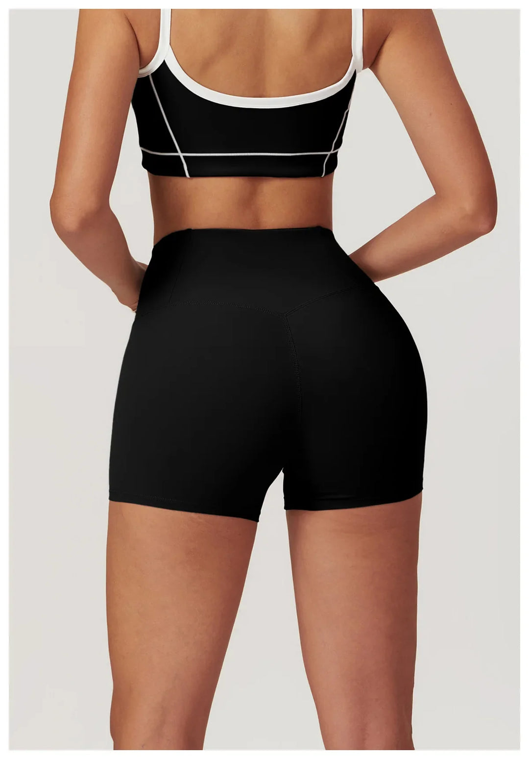 Fitness Shorts with High Waist Butt Lift