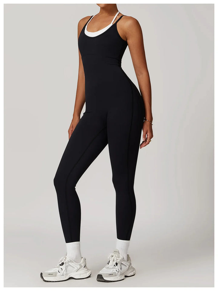 Sexy Backless Sling Yoga Jumpsuit