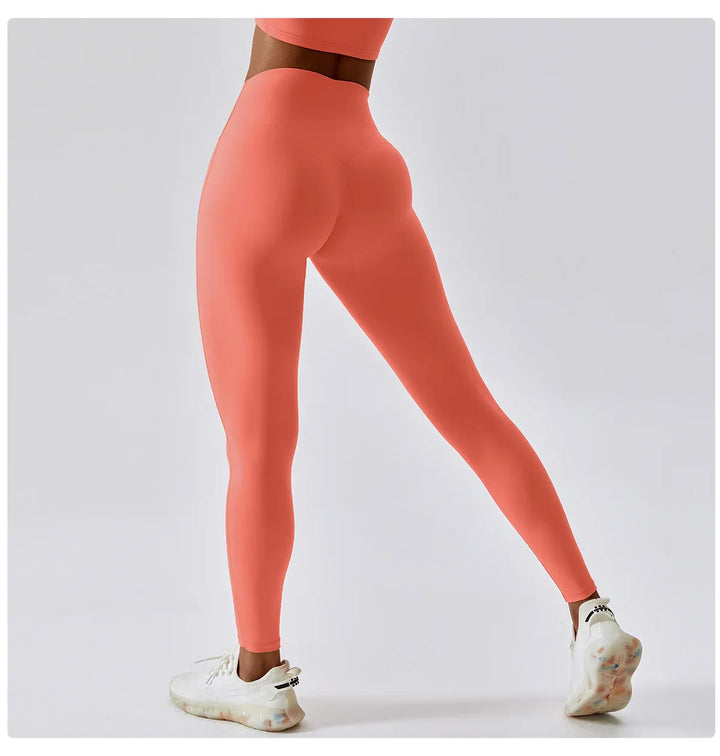 Nude Feeling High Waist Buttock Lifting Tight leggings