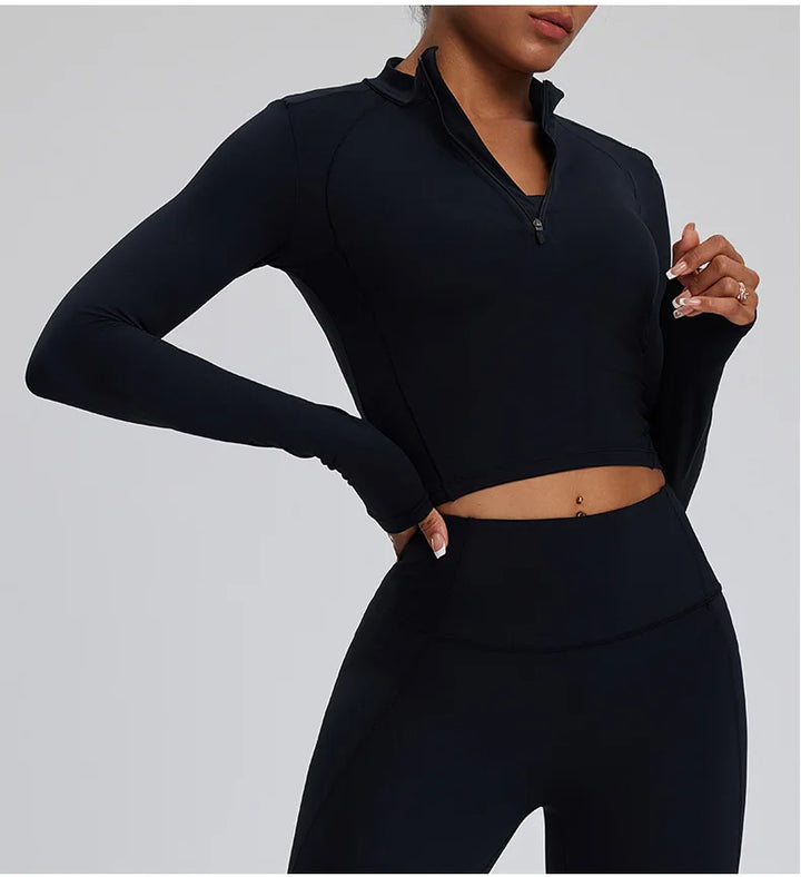 Push Up Yoga Long Sleeved T-Shirts