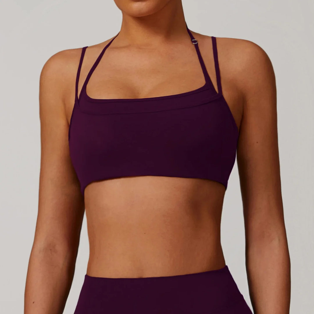 Halter High Support Impact Top Sports Bra